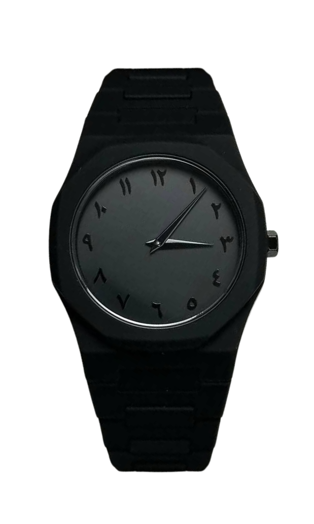 ساعة كربون - Black