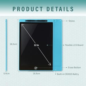 تابلت كتابة ورسم للأطفال والكبار 12 بوصة