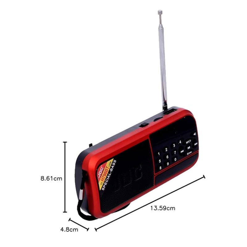 راديو جوك محمول بلوتوث وكشاف أصلي - الصورة 2