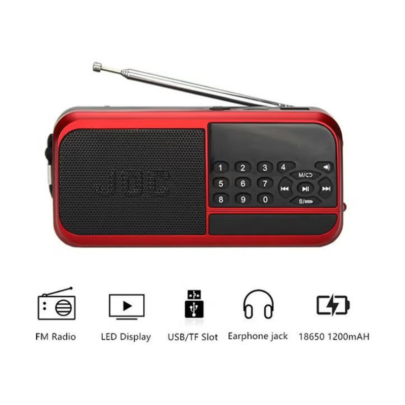 راديو جوك محمول بلوتوث وكشاف أصلي - الصورة 3